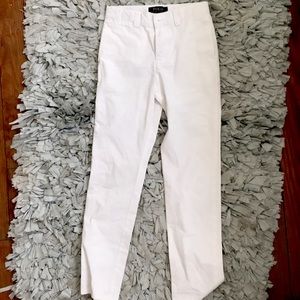 White Polo pants